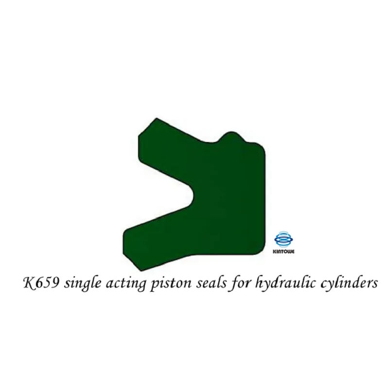 Single Acting Piston Seals For Hydraulic Cylinders